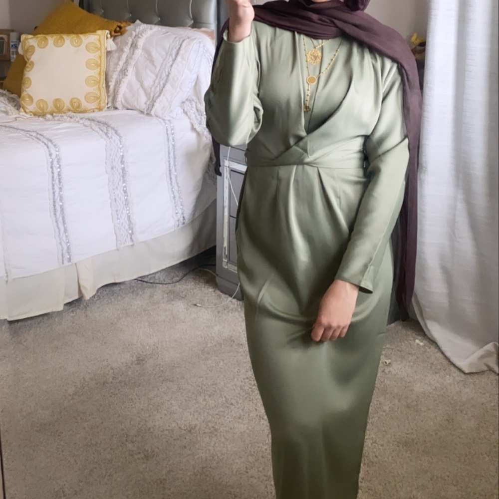 ASOS wrap around maxi dress